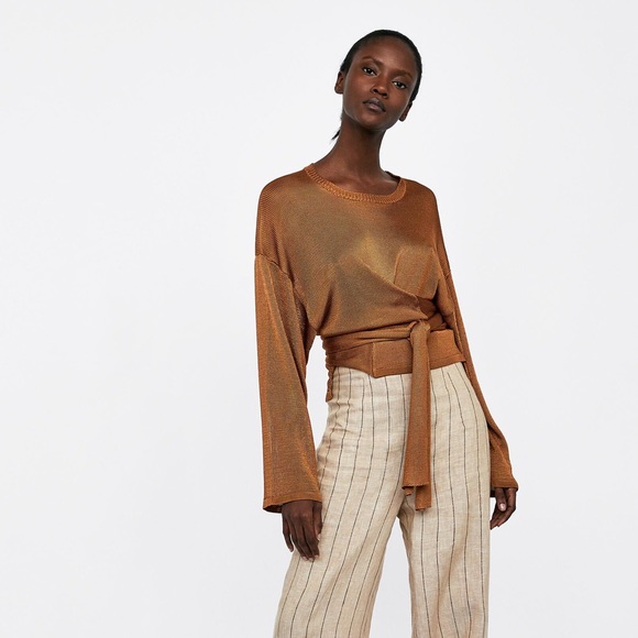 Zara sweater with front knot - Picture 3 of 11